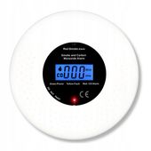 CZUJNIK CZADU DYMU TLENKU WĘGLA 2W1 CERTYFIKOWANY BEZPRZEWODOWY GŁOŚNY