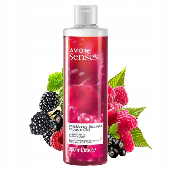 Avon - żel pod prysznic Raspberry Delight Malina 250 ml zdjęcie 2