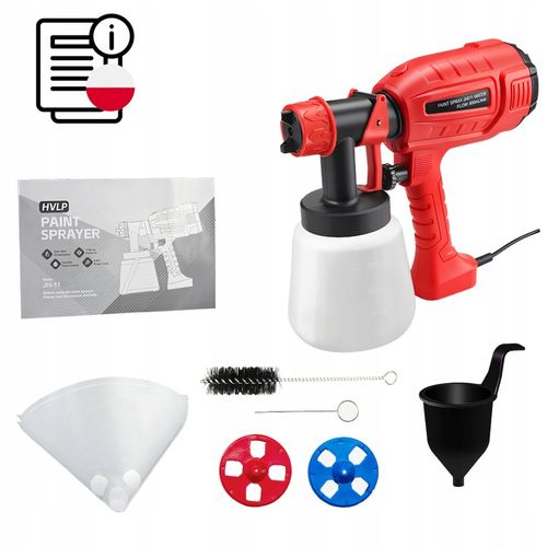 PISTOLET ELEKTRYCZNY NATRYSKOWY DO FARB 1200 ML AGREGAT MALARSKI 400W na Arena.pl