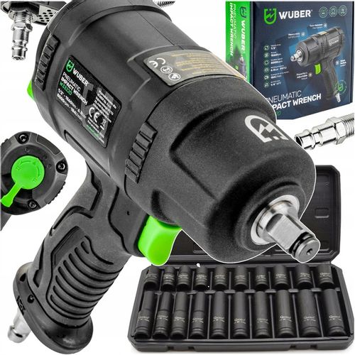 KLUCZ UDAROWY KOMPOZYTOWY PNEUMATYCZNY Z UDAREM DO KÓŁ 1560 Nm 1/2" ZESTAW na Arena.pl