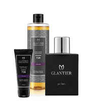 Glantier 728 Zestaw: Perfumy Premium Olejek Krem