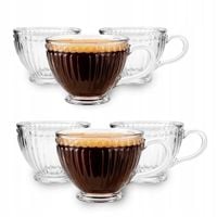 Zestaw Filiżanki do kawy duże szklanki z uchem Altom Design Lily 430ml 6szt