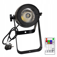 REFLEKTOR SCENICZNY KOLOROFON PAR LED PROJEKTOR DYSKOTEKOWY 40W RGBW +PILOT