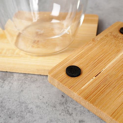 4x Podstawka Bambusowa Podkładka pod Kubek Szklankę Filiżankę na Stół na Arena.pl