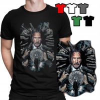 KOSZULKA T-SHIRT MĘSKI WZORY DO WYBORU - JOHN WICK SERIALE FILMY - L