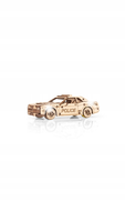 PUZZLE 3D MINI DREWNIANY RADIOWÓZ POLICYJNY POLICJA MINI "POCKET CAR"
