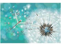 60CM 40CM ZEGAR OBRAZ PUSZYSTY DMUCHAWIEC DRUK PŁÓTNO RAMA