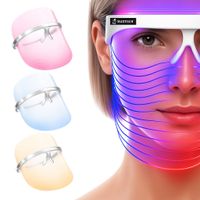 Maska Led na twarz terapia światłem do twarzy Upiększająca Bezprzewodowa