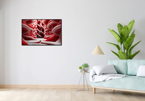 Plakat 91,5x60cm Czerwone Wiry na Arena.pl