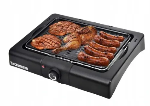 DUŻY GRILL ELEKTRYCZNY OGRODOWY STOJĄCY 2000W 2w1 na Arena.pl