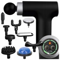 PISTOLET DO MASAŻU MASAŻER PLECÓW CIAŁA SZYI KARKU ROZGRZEWAJĄCY CHŁODZĄCY