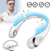 WENTYLATOR NA SZYJĘ REGULOWANE 3 POZIOMY DO PODRÓŻY I BIURA 5000MAH