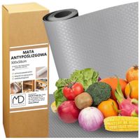 Mata antypoślizgowa szara ochronna do szuflad szafek w rolce mocna 300x50