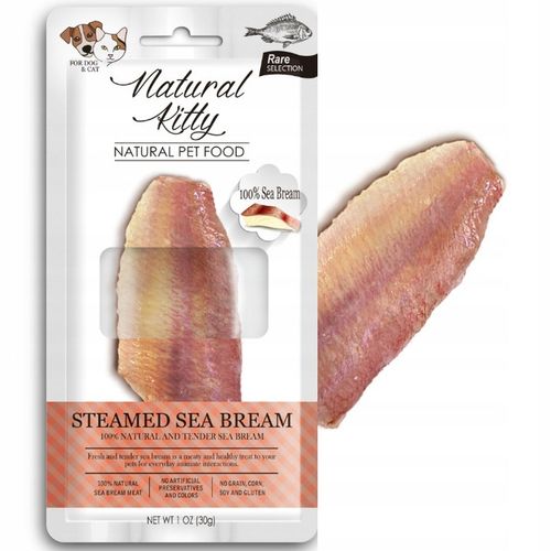 Natural Kitty - Gotowany na parze dorada 6 x 30 g na Arena.pl