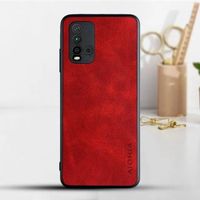 Etui AIORIA LEATHER do Xiaomi Redmi 9T / Note 9 4G / Redmi 9 Power czerwony