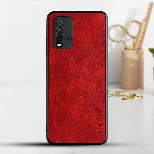 Etui AIORIA LEATHER do Xiaomi Redmi 9T / Note 9 4G / Redmi 9 Power czerwony na Arena.pl