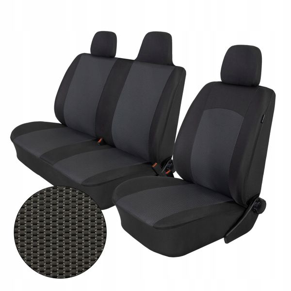 Pokrowce samochodowe BUS 2+1 3os do MERCEDES VITO W638 W639 SPRINTER zdjęcie 1