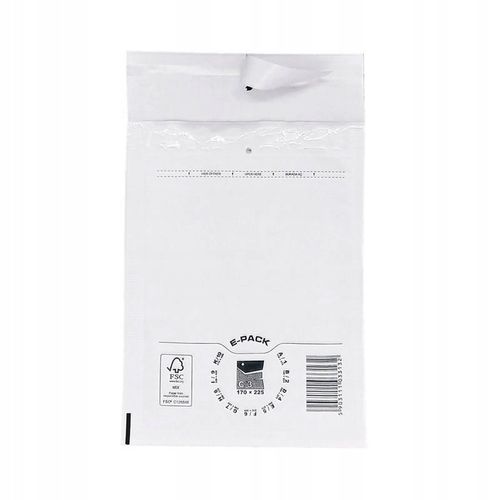 Koperty bąbelkowe C13 225x170 E-Pack BIAŁE FSC HURT x100 na Arena.pl