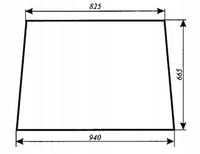 szyba tylna - tył do ciągnika T25 A Władimirec kabina czeska