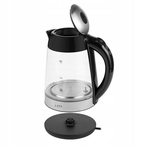 CZAJNIK ELEKTRYCZNY BEZPRZEWODOWY 1,7l 2200W SZKLANY LED REGULACJA na Arena.pl