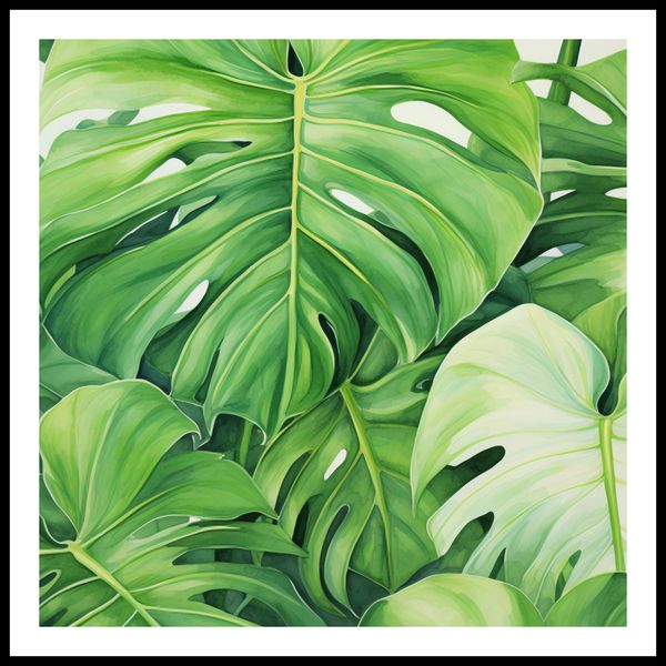 Plakat 60x60cm Tajemnice Liści zdjęcie 3