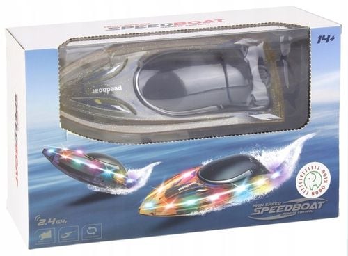 Motorówka Łódź Łódka Wyścigowa Zdalnie Sterowana RC Światła LED + Pilot na Arena.pl