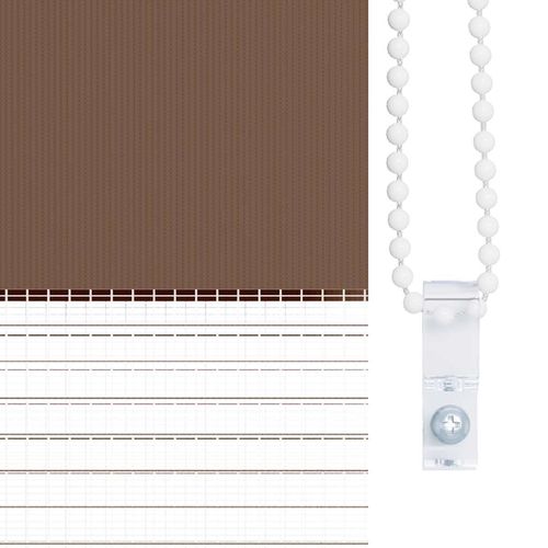 Roleta zebra, brzozowa, szerokość tkaniny 100,9 cm, poliester na Arena.pl