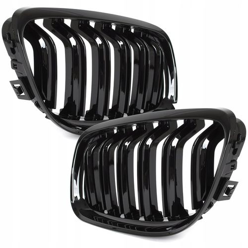 Nerki grill atrapa Czarny połysk do BMW E90 E91lifting 2008-2013 na Arena.pl