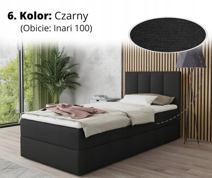 Kontynentalne łóżko, pojemnik i materac + topper, bonell, STAR MINI 120 zdjęcie 3