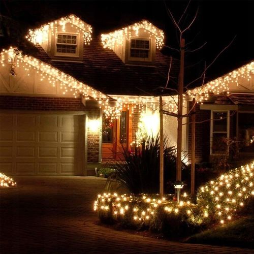 SOPLE FLASH 500 LED Biały Ciepły ZEWNĘTRZNE BIAŁE Ciepłe lampki z FLASHEM na Arena.pl