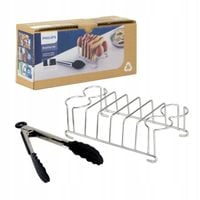 Zestaw śniadaniowy PHILIPS HD9921/00 akcesoria STOJAK SZCZYPCE do Airfryer