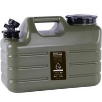 BUTELKA KANISTER NA WODĘ Z KRANEM I UCHWYTEM VIO PET-TG 11L - ZIELONY