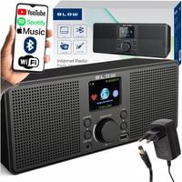 RADIO INTERNETOWE KUCHENNE SIECIOWE WiFi FM BLUETOOTH USB RDS ALARM PODCAST