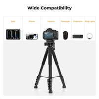 TRIPOD STATYW DO TELEFONU APARATU GŁOWICA filmowania uchwyt pilot BLUETOOTH