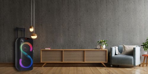 DUŻY GŁOŚNIK BEZPRZEWODOWY BLUETOOTH PARTYBOX USB KOLUMNA XXL KARAOKE na Arena.pl