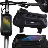 SAKWA ROWEROWA TORBA NA RAMĘ Z SCHOWKIEM NA TELEFON WODOODPRONA 1,8 L