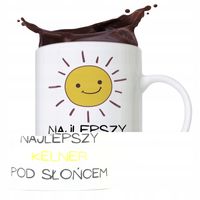 Dla Kelnera Kubek Na Prezent Najlepszy Pod Słońcem Z Nadrukiem Ze Zdjęciem