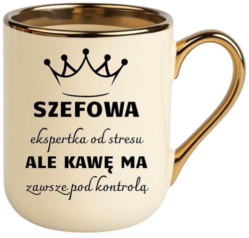 Kubek PREMIUM śmieszny prezent dla SZEFOWEJ ekskluzywny upominek na Arena.pl