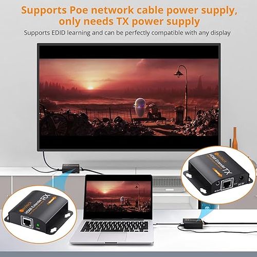 Wzmacniacz HDMI Neoteck 1080p wzmacniacz Ethernet RJ45 Cat6 Cat7 na Arena.pl