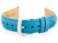 Pasek skórzany do zegarka W94 - jasnoniebieski - 12mm