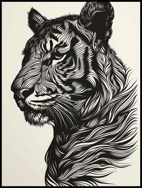 Plakat 75x100cm Tygrysi Gwizd zdjęcie 2