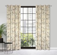 Zasłona gotowa na przelotkach TONIA 140x250 Eurofirany kremowo/złota