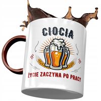 Kubek Bordowy Dla Cioci Ciotuni Urodziny Prezent Z Nadrukiem Ze Zdjęciem
