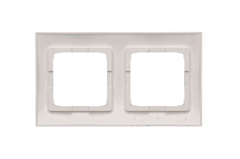 Simon54 Ramka na 2-moduły DR2/43 srebrny zdjęcie 2