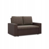 ŁÓŻKO SOFA LUNA BRĄZOWA CAPPUCCINO KANAPA Rozkładana FUNKCJA SPANIA