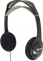 SŁUCHAWKI PRZEWODOWE NAUSZNE SANDBERG HEADPHONE ONE ELASTYCZNE WYGODNE