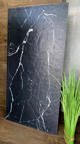 CZARNY GRES ze srebrną żyłą 120X60 Czarny Marmur MATOWY - SUPER CENA!!! na Arena.pl