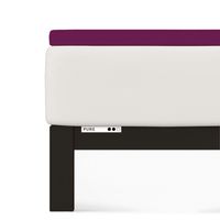 Prześcieradło Topper Schlafgut 120 x 200-130 x 220 cm Purple Deep 542