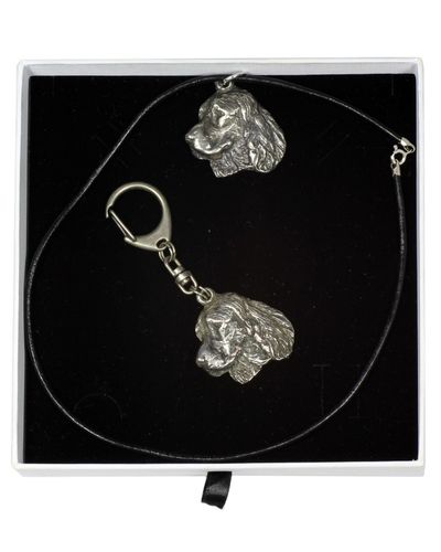 Spaniel Angielski Springer - breloczek - 1988 na Arena.pl