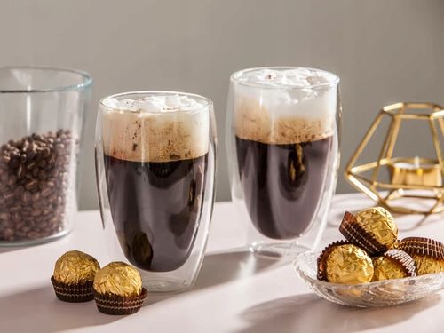 Szklanki termiczne do kawy latte wysokie Altom Design Andrea 380ml 2 sztuki na Arena.pl